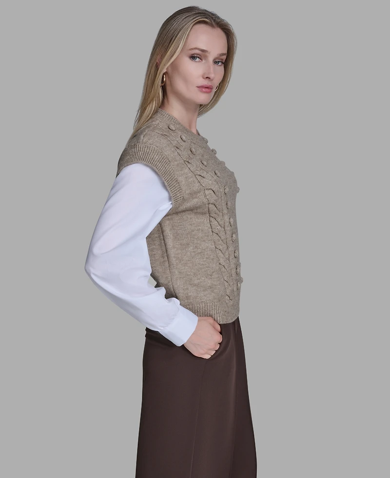 Bcbg Women's Pull-On Sweater Vest