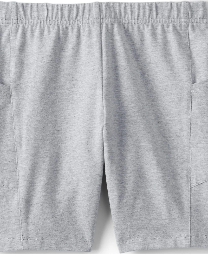 Lands' End Girls Tough Cotton Bike Short with Pockets