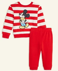 Disney | Macy's Baby Mickey Mouse Pullover Sweatshirt & Jogger Pants Set, Exclusive