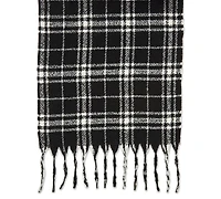 Steve Madden Women's Soft Midweight Plaid Scarf