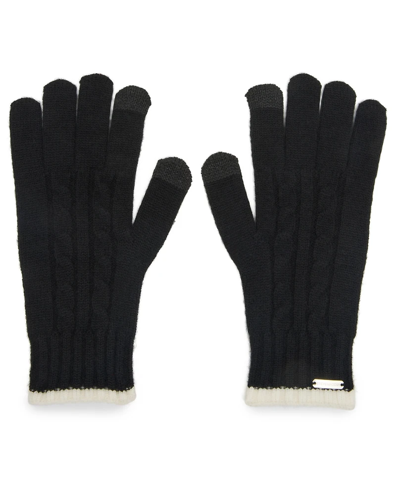 Steve Madden Women's Earmuffs and Gloves Set, 2-Piece