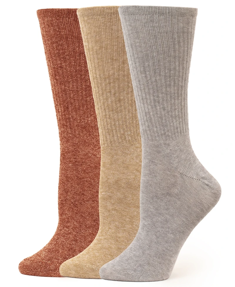 Hue Women's 3 Pack Crew Socks