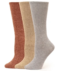 Hue Women's 3 Pack Crew Socks