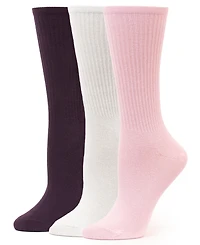Hue Women's 3 Pack Crew Socks