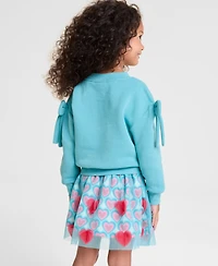Disney | Macy's Girls 2T-6X Minnie Mouse Long Sleeve Crewneck Sweater, Exclusive