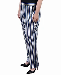 Ny Collection Plus Wide Waist Pull On Pants