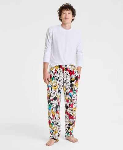 Disney Macys Adult Mickey Friends Plush Pajama Pants Kids Mickey Friends Plush Pajama Pants Macys Exclusive