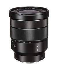 Sony Vario-Tessar T Fe 16-35mm f/4 Za Oss Lens for Sony E, Bundle with Takama 3-Section Aluminum Video Tripod with Fluid Head, Cleaning Kit, Cleaning