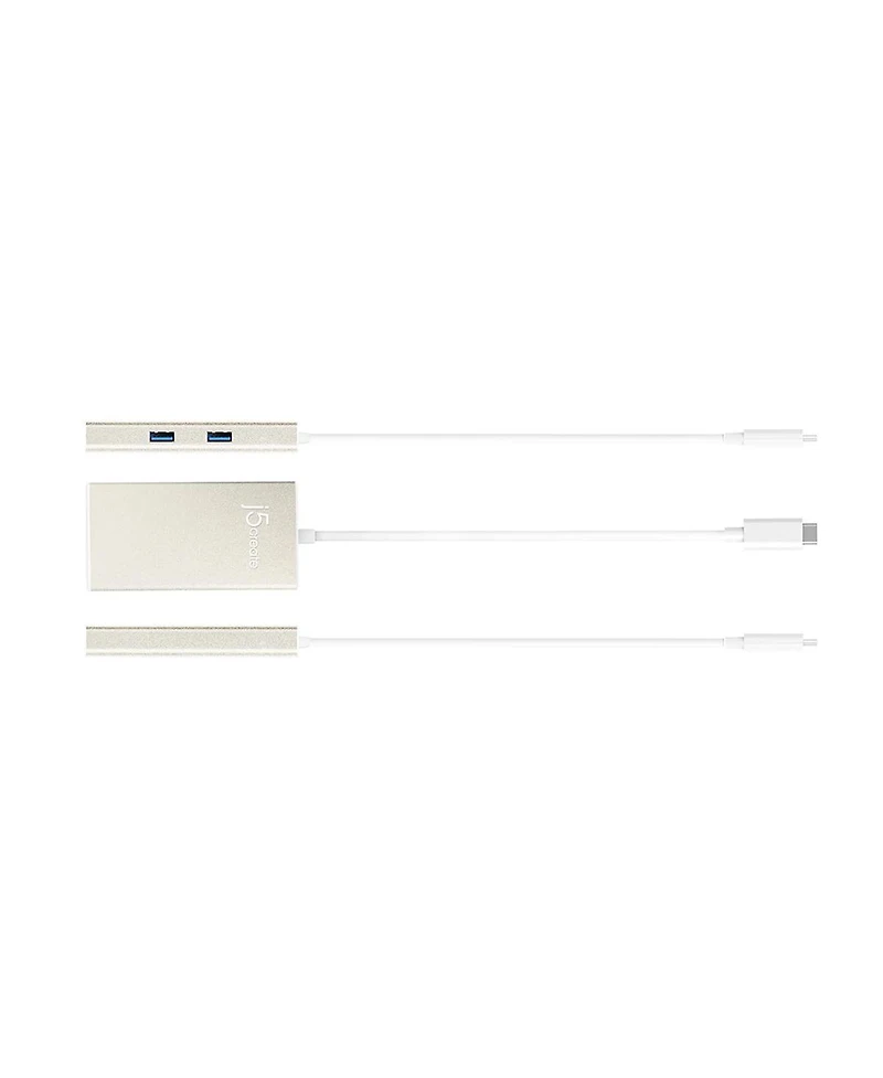 j5create JCA374 Usb Type-c Multi-Adapter Hdmi & Gigabit Ethernet & USB3.0