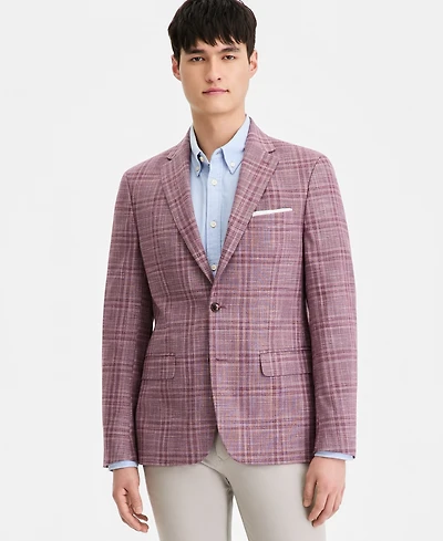 Tommy Hilfiger Men's Modern-Fit Patterned Blazer