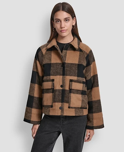 Dkny Jeans Women's Raglan Sleeve Jacket