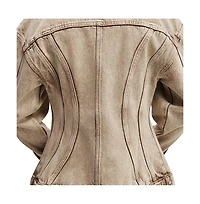 Cotton On Women's Alva Cinched Denim Jacket
