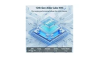 memzuoix N95 Laptop, 15.6 Fhd, Intel Alder Lake N95, 16GB Ram, 1TB Ssd, Silver