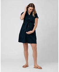 Ripe Maternity Maternity Ripe Colette Tie Up Nursing Dress