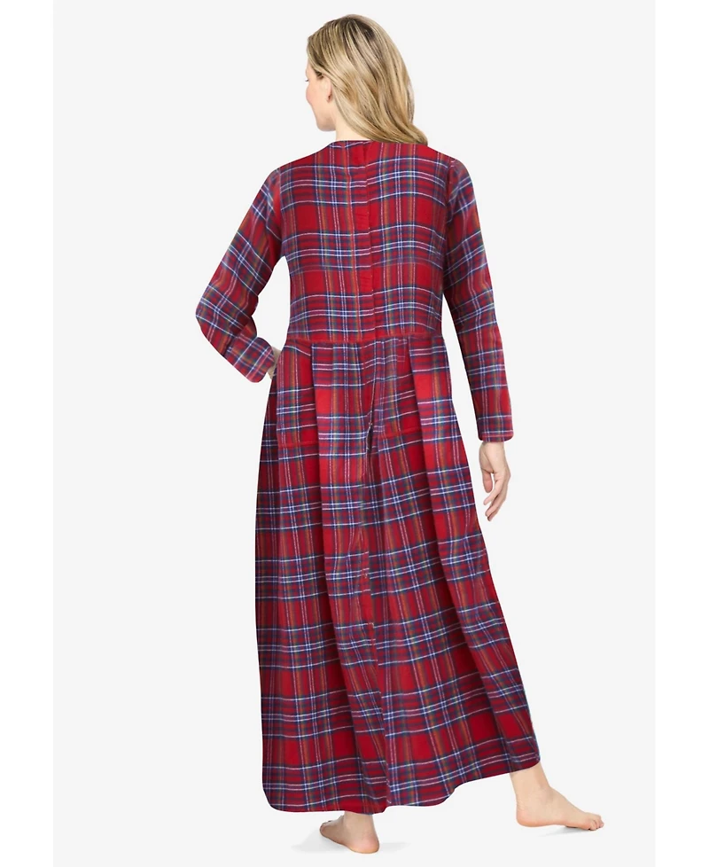 Only Neccessities Women's Necessities Flannel Plaid Lounger