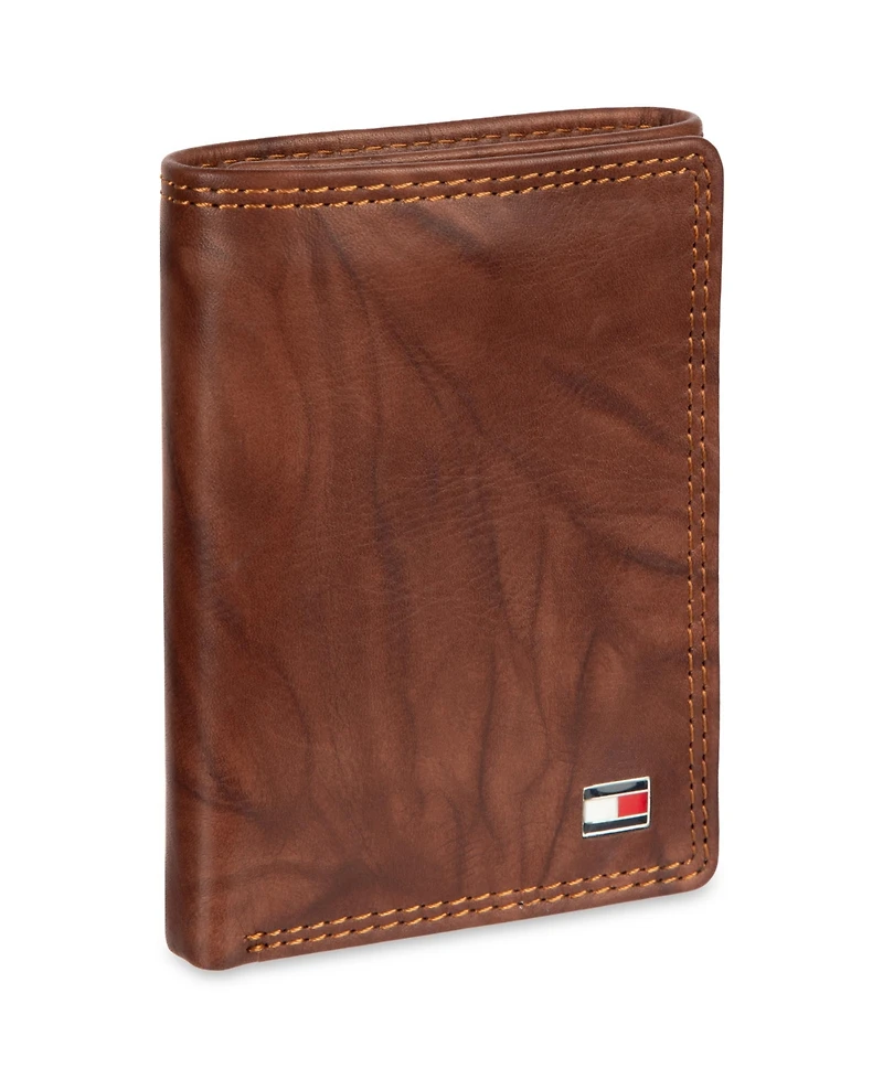 Tommy Hilfiger Men's Ribbon Striped Trifold Wallet