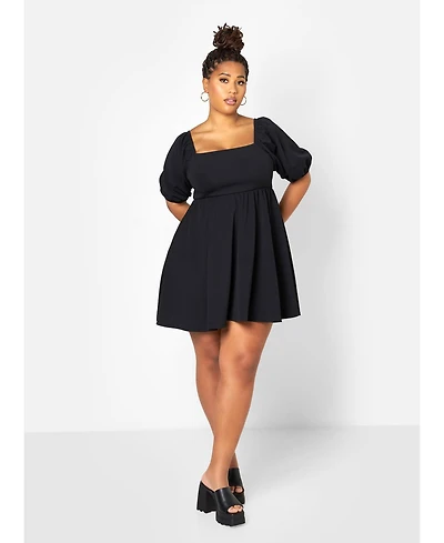 Rebdolls Plus Balloon Mini Dress