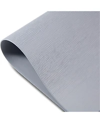 Dainty Home Ridges Reversible Premium Faux Leather 12" x 18" Rectangular Placemats Set of 4