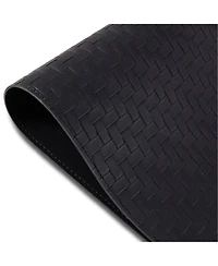 Dainty Home Lausanne Reversible Premium Faux Leather 12" x 18" Rectangular Placemats Set of 4