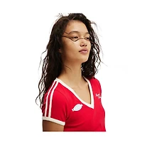 Cotton On Women's V Neck Retro Baby Graphic Tee