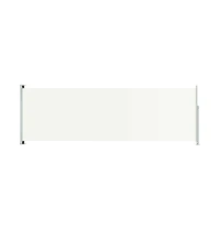 Side Awning Cream Polyester with Pu coating, powder-coated steel