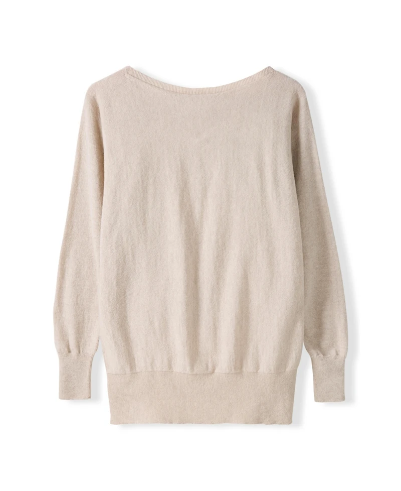Celtic & Co. Women's British Geelong Slash Neck Sweater