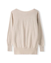 Celtic & Co. Women's British Geelong Slash Neck Sweater