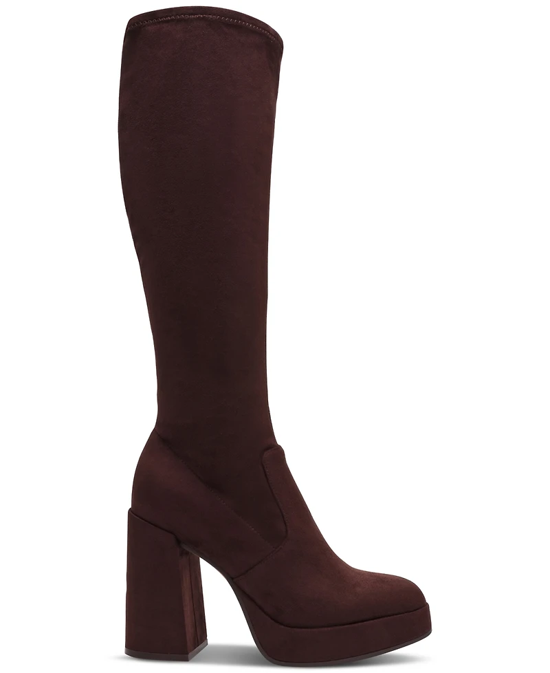 Steve Madden Twain Platform Knee-High Stretch Boots