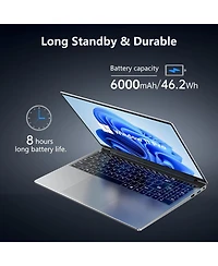 Gaming Laptop, 16 Inch Fhd Display (1920 x 1200), N95 Laptop Computer (up to 3.4GHz), 16GB Ram 1TB Ssd, Supports 180 Angle Opening, Bluetooth, Backlit