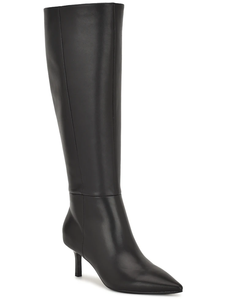 Nine West Women's Kimdee 9X9 Tall Stiletto Dress Boots