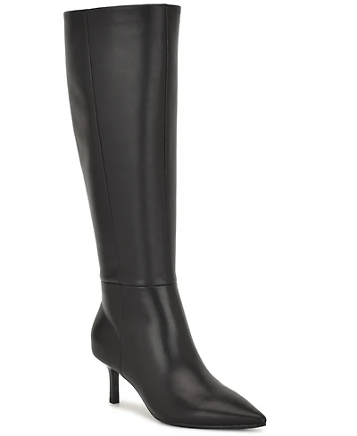 Nine West Women's Kimdee 9X9 Tall Stiletto Dress Boots