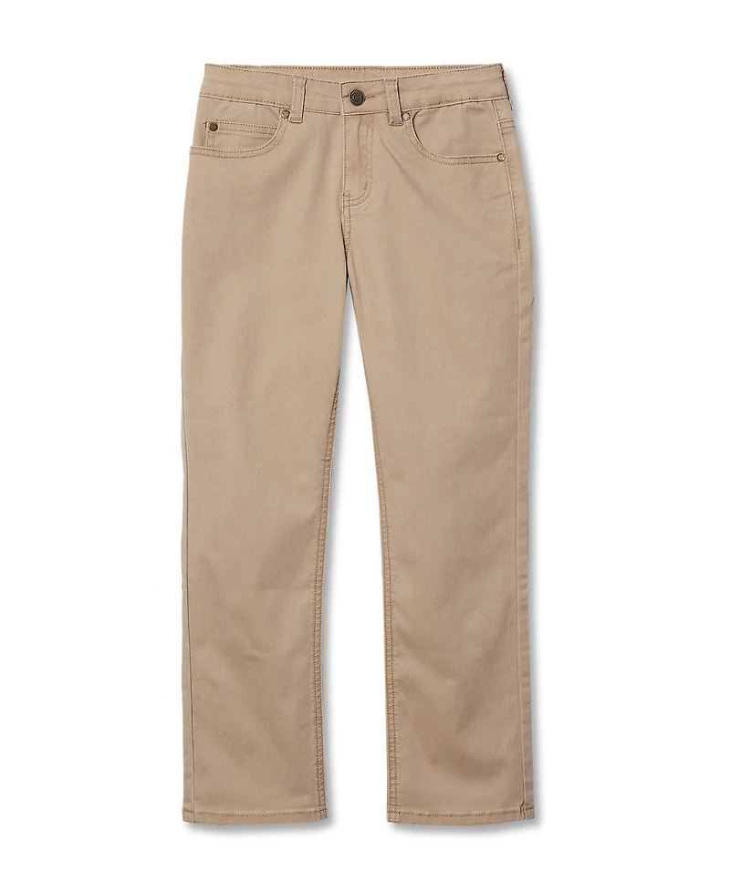 Lands' End Boys Iron Knee Twill 5 Pocket Pants