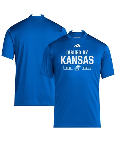Adidas Men's Royal Kansas Jayhawks 2025 Training Performance Team T-Shirt