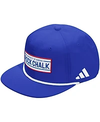 Adidas Men's and Women's Royal Kansas Jayhawks Locker Room Rope Adjustable Hat