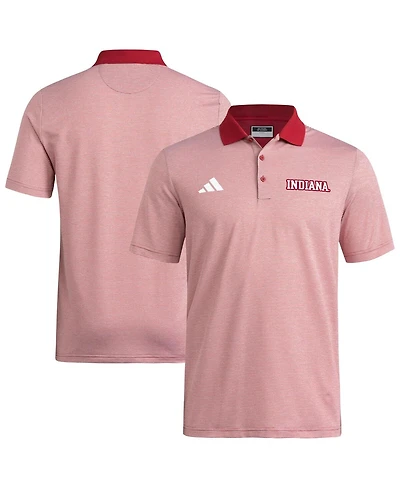 Adidas Men's Crimson Indiana Hoosiers Ultimate 365 Ottoman Polo Shirt