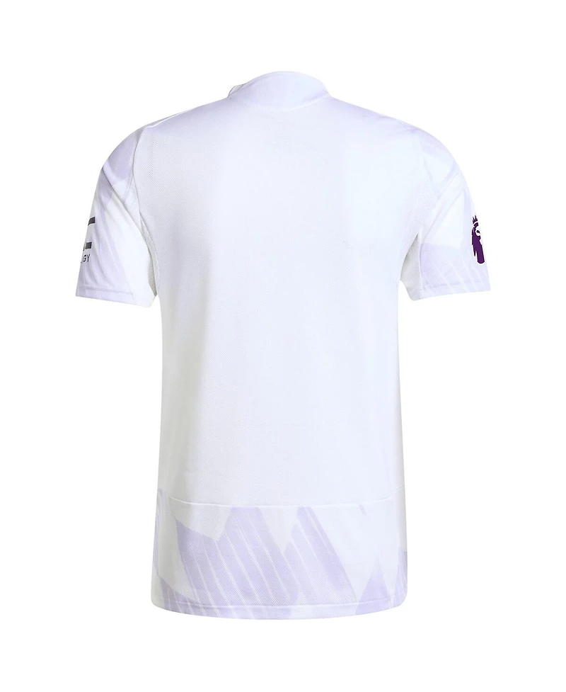 Adidas Men's White Manchester United 2025/26 Away Authentic Jersey
