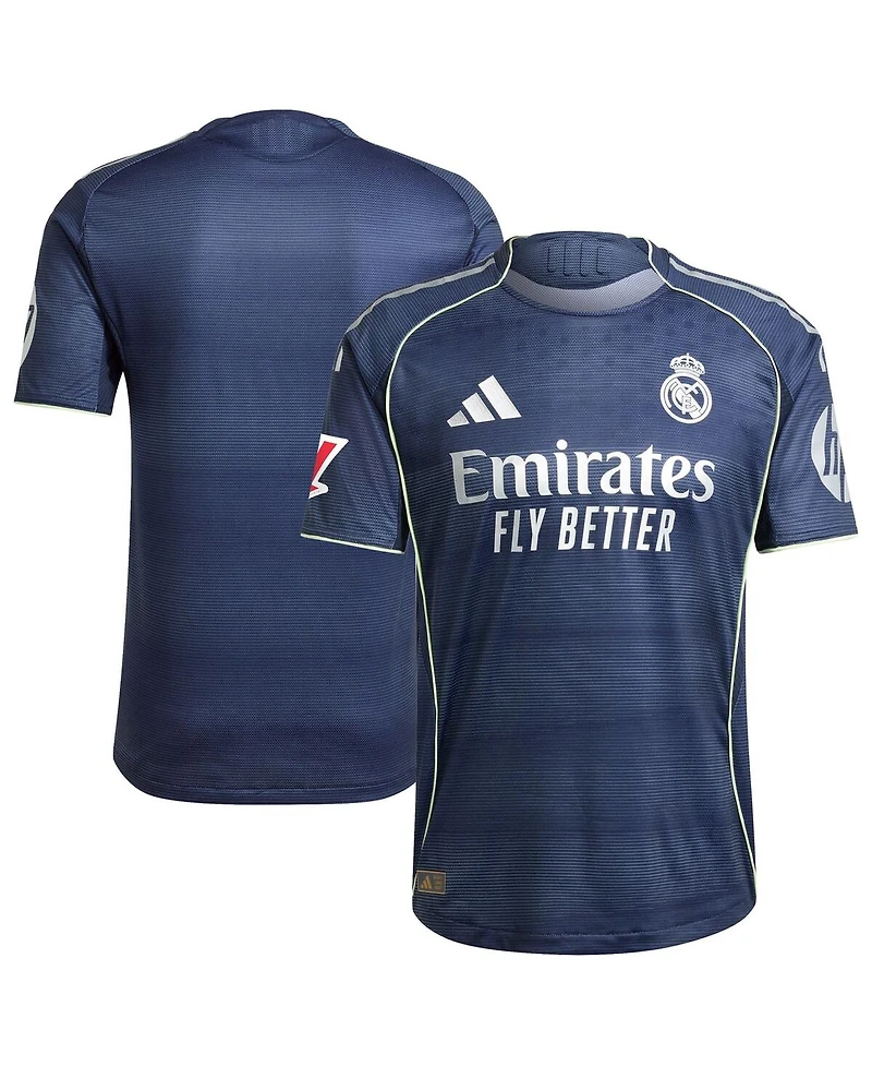 Adidas Men's Blue Real Madrid 2025/26 Away Authentic Jersey