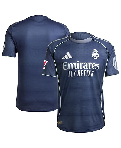 Adidas Men's Blue Real Madrid 2025/26 Away Authentic Jersey
