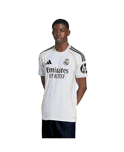 Adidas Men's White Real Madrid 2025/26 Home Replica Jersey