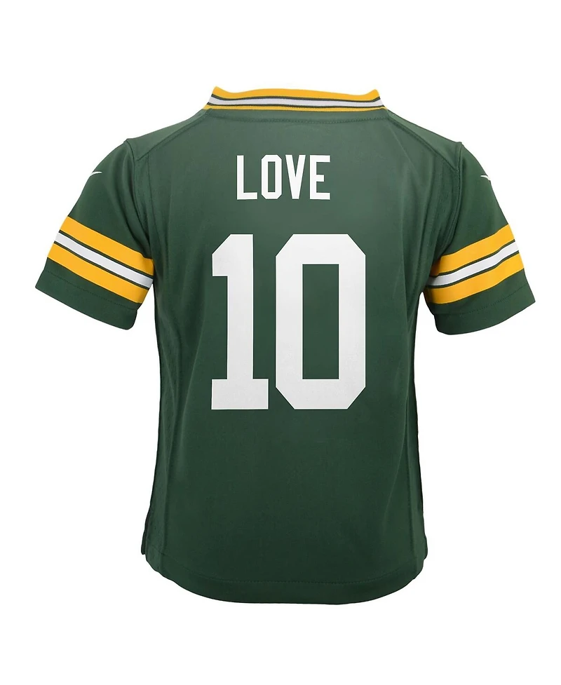 Nike Preschool Jordan Love Green Bay Packers Team Player Game Jersey