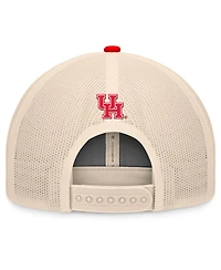 Top of the World Men's Red/Natural Houston Cougars Bennett Trucker Adjustable Hat