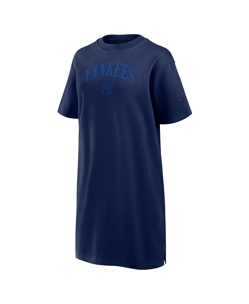 Fanatics Women's Navy New York Yankees Elements Cotton Dress