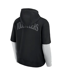Fanatics Men's Black Tennessee Volunteers Sleek Pullover Hoodie