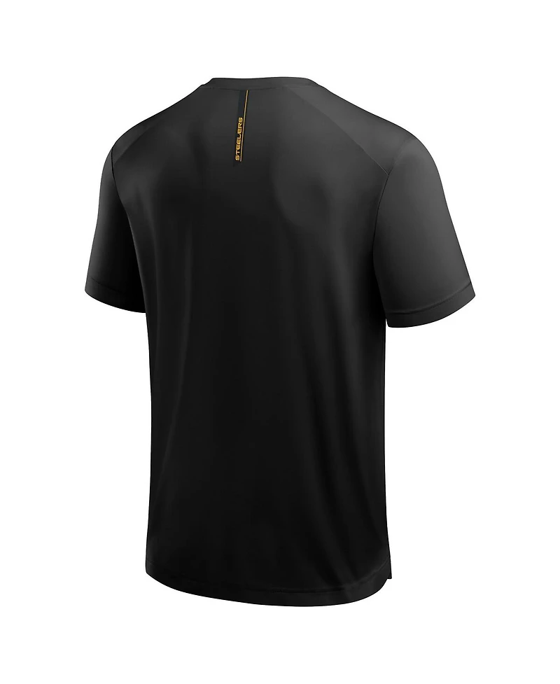 Fanatics Men's Black Pittsburgh Steelers Front Office Move Mono T-Shirt