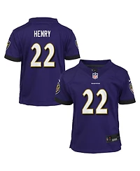 Nike Baby Boys and Girls Derrick Henry Purple Baltimore Ravens Team Player Game Jersey