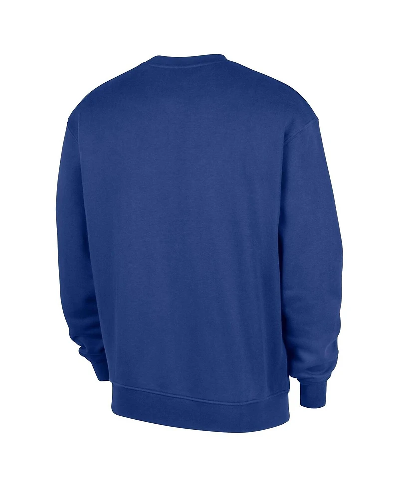 Nike Men's Blue New York Knicks 2025/26 Authentic Practice Club Sweatshirt