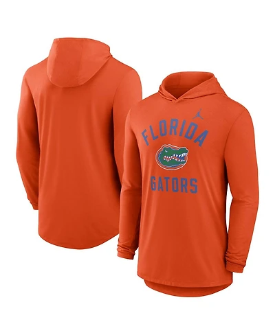 Jordan Men's Orange Florida Gators Classic Arch Tri-Blend Long Sleeve Hoodie T-Shirt