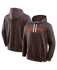 Fanatics Men's Brown Cleveland Browns New Horizons Heritage Pullover Hoodie