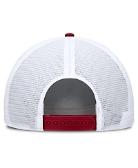 Jordan Men's Crimson/White Oklahoma Sooners 2025 On-Field Rise Engineered Trucker Adjustable Hat