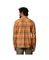 Columbia Men's Tennessee Orange Tennessee Volunteers Omni-Wick Flannel Long Sleeve Button-Up Shirt